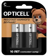 ! РАСПРОДАЖА Батарейка LR14 "Opticell Basic" (полный аналог Duracell), алкалиновая, на блистере BL2