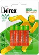 Аккумулятор R3 "Mirex"  800 mAh, на блистере BL4