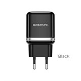 Зарядное устройство сетевое Borofone (BA36A, 6931474715968) 3.0А, QC3.0, 1 USB, черное