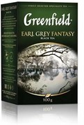 Чай GREENFIELD "Earl Grey Fantasy", черный с бергамотом, 100г. (0426)