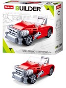 Конструктор SLUBAN   41 дет. "BUILDER. Кабриолет красный" (M38-B0920C) в коробке
