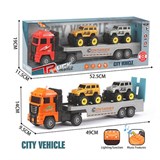 Автовоз инерц. + внедорожники 2шт. (3006042) в коробке 52,5*19*11,5см