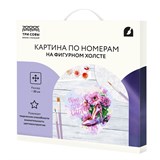 Картина по номерам на фигурном холсте 30см "Женские радости" форма "сердце" (FCF30_00002) ТРИ СОВЫ, с акриловыми красками
