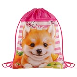 Сумка для обуви ArtSpace "Cute animals" 34*42см (MSP_PK00002) карман на молнии