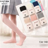 Колготки подрост., р.134-140 "Syltan" хлопок 85%, эластан 10%, полиамид 5% (9007) в ассорт.