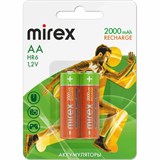 Аккумулятор R6 "Mirex" 2000 mAh, на блистере BL2 - фото 301158