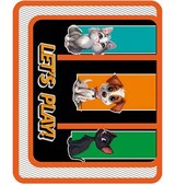 Папка для труда А4 (ПТР-1) "Purrfect" молния вокруг, пластик