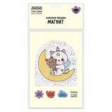 Алмазная мозаика  9,5*10см "Магнит. Котофея" (АММ_65741, "ТРИ СОВЫ") частичное заполнение