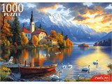 Puzzle 1000 элементов "Закат на озере Блед" (Ф1000-0197)