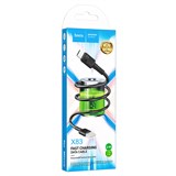 Кабель microUSB - USB, 1 м, "X83 Victory", силиконовый, в коробке (6931474770882) "HOCO", черный, 2.4A