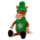 Игрушка мягкая "Конь Филипп" 25см, в шапочке и свитере (RLS25003-2-25)