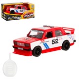 Машина инерц. 16.5*7*6,5см (IT110835) со светом и звуком, двери открыаются, пар, резиновые покрышки, в коробке 19*9,5*9см