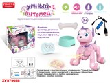 Собачка на р/у, с проектором, звуки, музыка, подсветка (ZY879658) в коробке 27*21*28.5см