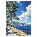 Бизнес-блокнот А4  80л. "Пейзаж" ("BG", ББ4т80_лм 57564) глянцевая ламинация