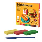 Пластилин ErichKrause "Cheat Meal" 12цв. 216гр. стек (65443)