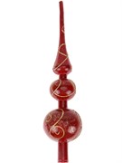 Наконечник на елку 29см (НУ-3608) красный