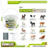Игровой набор "Ферма" животные 12шт. (Y23414179) в ведерке