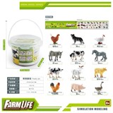 Игровой набор "Ферма" животные 12шт. (Y23414164) в ведерке