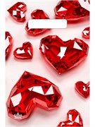 Пакет с выруб. ручкой 200*300мм "Алые сердца" (н00277858) 30мкм