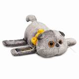 Мягкая игрушка - браслет на руку "Басик с бантиком" 18см (Kta-004)