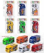 Инерц. "Fenming"  7*4см "Фургон" (399-764) 6 цв. в ассорт., в пакете