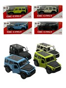 Металл. модель 10 см "Gelandewagen (1:39)" 2 двери откр-ся (D3901-1) инерция, панорам. крыша, 4цв. в ассорт., в коробке