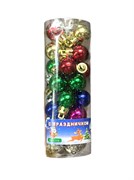 Набор шаров D=1,8см 30шт. (СА-180) разноцветные, в тубе