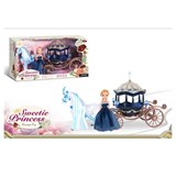 Карета с лошадкой и куклой (3110712) в коробке 42*15,5*23см