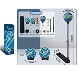 Груша для бокса на стойке, высота 120см + перчатки + насос (3095853) в коробке