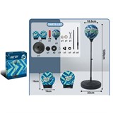 Груша для бокса на стойке, высота 109см + перчатки + насос (3095852) в коробке