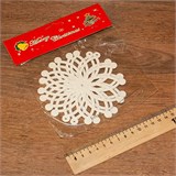 Набор украшений "Снежинки" 2шт. (KH2011-851) в пакете