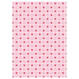 Бумага для упаковки подарков MESHU 70*100см "Love" (MS_66991) 80г/м