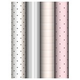 Бумага для упаковки подарков MESHU 70*100см "Сharm" (MS_66829) 4 видa в ассорт., 80г/м