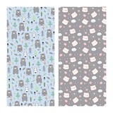 Бумага для упаковки подарков MESHU 70*100см "Сute friends" (MS_66990) 2 видa в ассорт., 80г/м