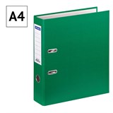 Папка-регистратор OfficeSpace, бумвинил, 70мм, зеленая (162577) карман на корешке
