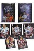 Игр. карточки "World Football Stars" 54л. с футболистами, черная серия