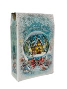 Коробка для новогоднего подарка "Снежный шар" до 2кг.