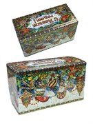 Коробка для новогоднего подарка "Дед Мороз" до 2кг.