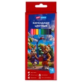 Карандаши ArtSpace "School mood" 12цв., трехгранные (CPtr_66420) в карт. уп.