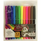 Фломастеры 12цв. в ПВХ уп. (858-12)