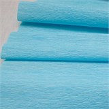Бумага крепированная голубая 60г/м2 (№35) 50*250см, в пакете