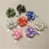 Бант-шар с принтом "Золотые полосы" 16см., 9цв. в ассорт. (vvn3-13)