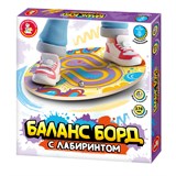 Баланс Борд 37*37см., с лабиринтом (05962) 1 точка опоры, дерево