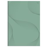 Тетрадь 160л. А4 тв. обложка, на спирали BG "Mint mood", клетка (Т4гр160_лс_вл 67188) soft-touch ламинация, выб. лак