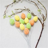 Пасхальный сувенир 20см "Яйцо на проволоке (12шт.)" (204567)