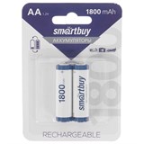 Аккумулятор R6 "Smartbuy" 1800 mAh, на блистере BL2