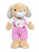 Зайка в одежде мальчик/девочка, 25см. (Белоруссия) в ассорт.