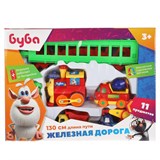 Железная дорога на батарейках "Буба" 11дет., длина дороги 130см (B199134-R5, 316185) в коробке