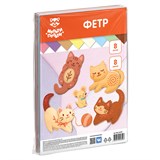 Цветной фетр Мульти-Пульти А4  8л. 8цв., 2мм (ФЦ8_06859) - фото 312189