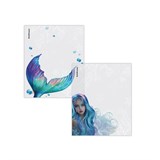 Набор обложек пластиковых  80мкм с рисунком "Aquamarine" для тетрадей и дневников, 12шт. (65431) 212*347мм "ErichKrause"